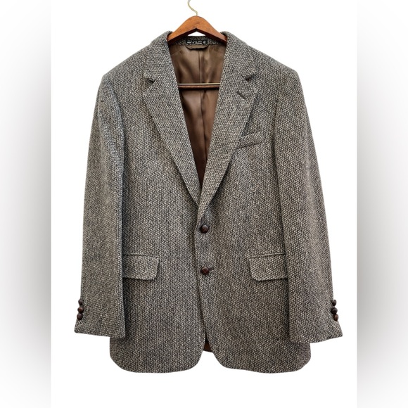 Hill & Archer Other - Hill & Archer 100% Pure Wool Tweed Blazer Men’s 42 | Made in Uruguay Sport Coat